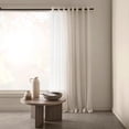 thumbnail image 2 of Bouclair Rideau Transparent Ivoire Kacha 52x96 Po (132x244 cm), 2 of 10
