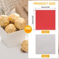thumbnail image 2 of 300pcs Foil Candy Wrappers, 4 x 4 Inch Chocolate Bar Wrappers, Aluminum Foil Paper (Red, Fine Grid), 2 of 6