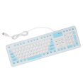 thumbnail image 4 of Clavier en Silicone, Clavier en Silicone Pliable 106 Retrousser Clavier Étanche Clavier Haut de Gamme Performance, 4 of 8