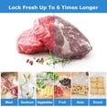 thumbnail image 4 of Mainstays Pre-Cut Vacuum Seal Bags, 1 Gallon , 15 Count , Clear, 4 of 6
