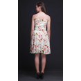 thumbnail image 3 of Bimba Robe d'Été Sans Manches Mini Fluide Teinture sur Nœuds pour Femme, Robe Soleil à Imprimé Floral - Grand, 3 of 5