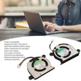 thumbnail image 3 of Laptop Internal Cooling Fan, Notebook Computer CPU GPU Cooling Fan Easy to Operae Laptop Cooling Fan Replacement Compatible for  XPS 2020 13 9300 9310 0WX28K 0FRK0V, 3 of 7