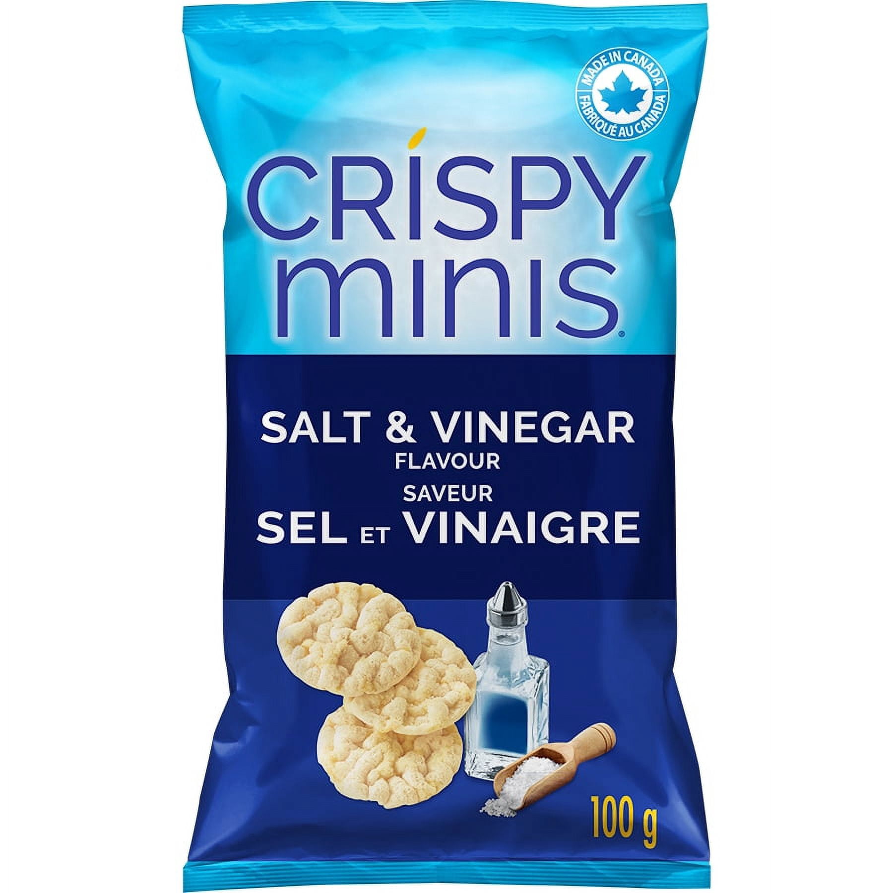 Quaker Crispy Minis Brown Rice Chips Salt & Vinegar
