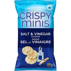 Quaker Crispy Minis Brown Rice Chips Salt & Vinegar