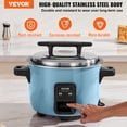 thumbnail image 2 of VEVOR Commercial Rice Cooker 60-Cup Non-Stick Pot 13L 24H Keep Warm Restaurant, 2 of 9