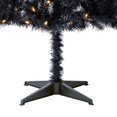 thumbnail image 2 of Holiday Time Madison™ 6.5' Pre-Lit Regular Full Pine Christmas Tree - Black, 2 of 5
