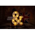thumbnail image 2 of Jinsinto LED Letter Light Sign Letter Light Lights Up Letter Sign Night Light Wedding Birthday Party Battery Powered Christmas Light Home Bar (&), 2 of 5