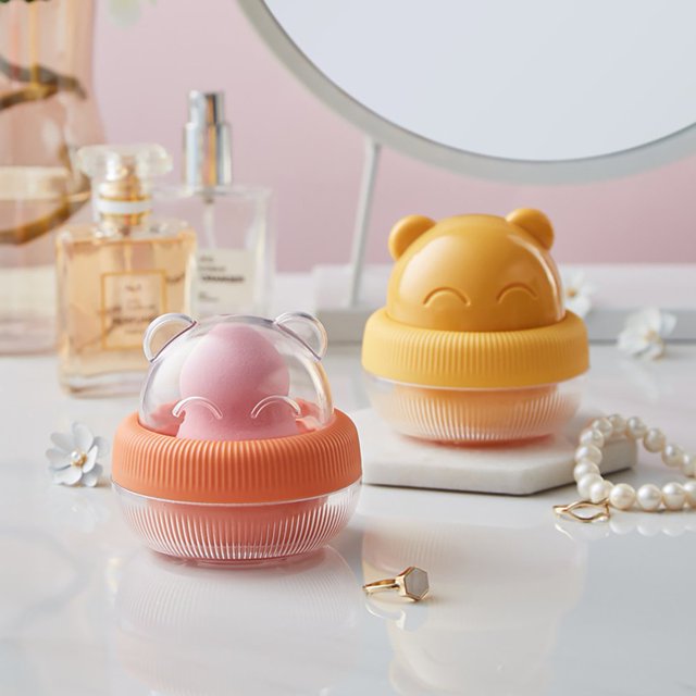 Beauty Egg Box Dustproof Abrasion Resistant Useful Compact Protective Makeup Sponge Holder