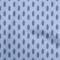 thumbnail image 1 of oneOone Polyester Spandex Medium Blue Fabric Asian Floral Block Sewing Material Print Fabric By The Yard 56 Inch Wide, 1 of 5