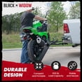 thumbnail image 4 of Black Widow Motorcycle Bike Carrier w/Ramp for 2" Hitch, 400 Pound Capacity, 4 of 5