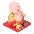 thumbnail image 4 of Buddha Ornament, Solar Power, Premium Plastic Material,  Moral And Cute Shape, Wide Application For Home Car Ornaments, 4 of 8