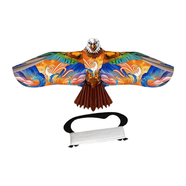 jinwen Eagle Kite Easy to Fly with Line Ripstop Beginner Kite for Beach Yard Hiking B
