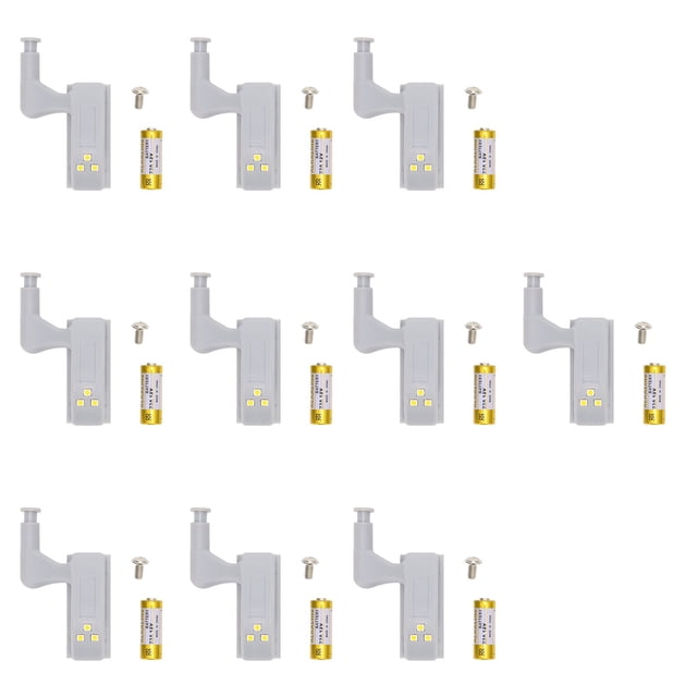 Cabinet Hinge Light, High Brightness Hinge LED Light 3 LED Lamp Beads For Wine Cabinet For Home Cabinets Warm Light