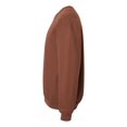 thumbnail image 4 of Gildan SF000 Softstyle Crewneck Sweatshirt-Cocoa-M, 4 of 5
