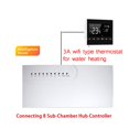 thumbnail image 1 of 3A Water Floor Heating System Smart WIFI Thermostat Central Heating Wiring Centres Hub Controller Actuators For Gas Boiler ,Easy to Install, 1 of 5