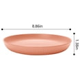 thumbnail image 3 of Dvruxg Wheat Straw Dinner Plates Set of 4, Microwave Safe Plastic Plates, Stackable Tableware for Family Meals & Parties, 3 of 5
