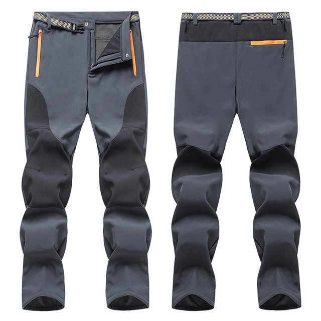 RKSTN Pants for Men Fall Down Warm Windproof Outdoor Sports Rushing Pants Loose Trousers Straight Leg Pants