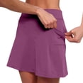 thumbnail image 2 of Jupe-short Taille Mi-Haute pour Femmes avec Poches - Jupe-Short Décontractée Active Deux Pièces, 2 of 7