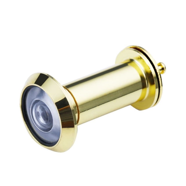 MYG 200° Door Peephole Viewer Wide Angle Eye Sight Hole Adjustable Glass Len