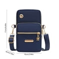 thumbnail image 3 of SLYNSHome Crossbody Backpack,Multipurpose Chest Bag with Adjustable Strap for Hiking Travel Work Hands-Free - Blue, 3 of 7
