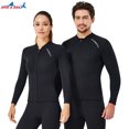 thumbnail image 4 of Haut de Combinaison de Plongée 2 mm, Combinaisons Thermiques, Protection UV, Combinaisons de Plongée sous-Marine, Grande Taille, Combinaison de Surf pour Aquagym et Snorkeling, 3TG, 4 of 8
