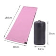 thumbnail image 2 of kurtrusly Doublure de Sac de Couchage en Molleton Doux Affaires Randonnée Thermique Couverture de Camping Rose, 2 of 9