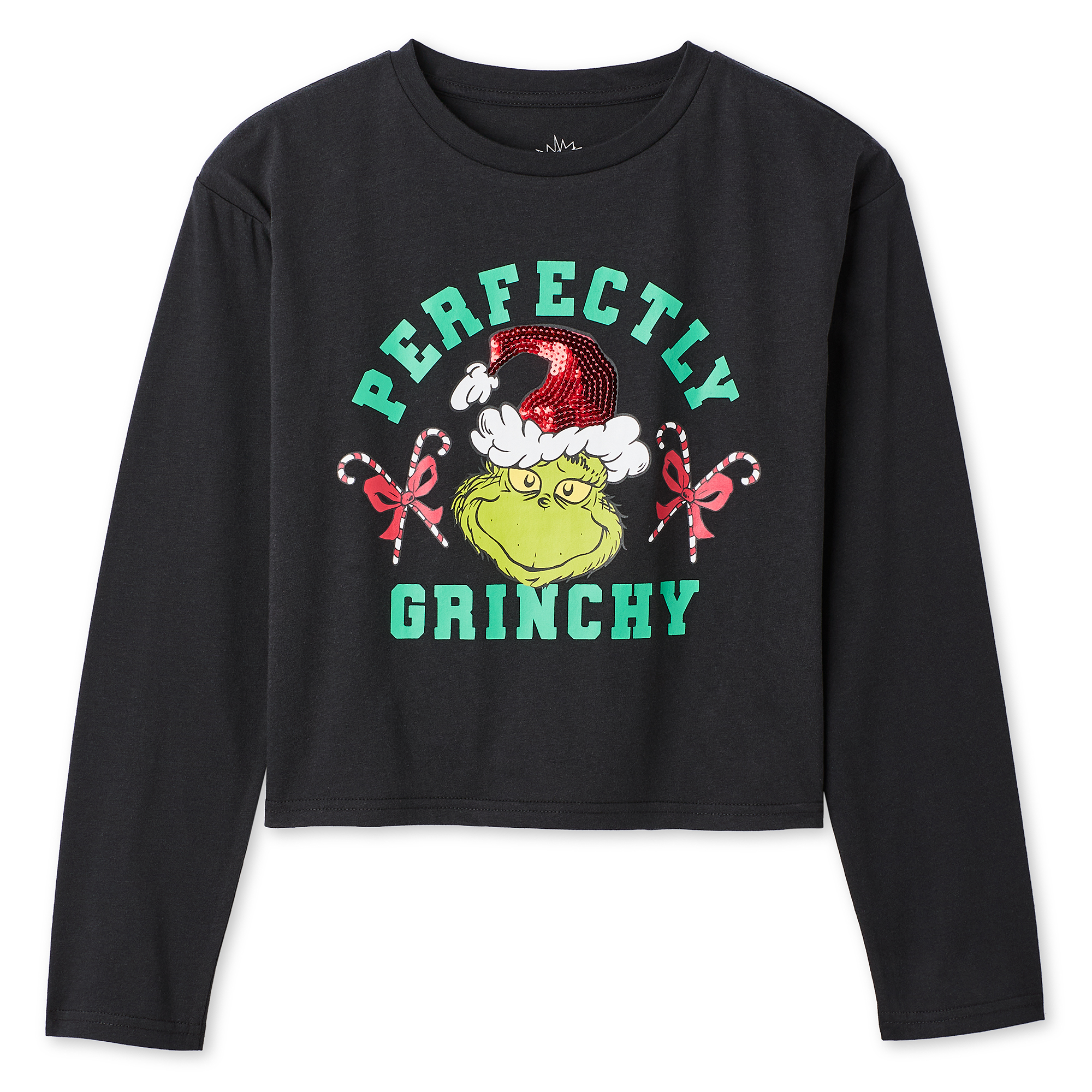 The Grinch Girls' Long-Sleeve Graphic T-Shirt