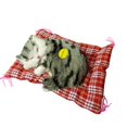 thumbnail image 2 of Sleeping Cats Plush Stuffed Toy Press Simulation Sound Animal Cute Doll Kids Gift, 2 of 8