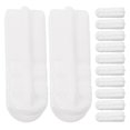 thumbnail image 1 of Miangastore 20 Pcs Sacs de Rangement sous Vide Pince d'Étanchéité Fermeture Éclair Poignée Coulissante pour Scelleuse Gain de Place sous Vide Hermétique Rétrécissement Compression Emballage Sacs de Rangement Alimentaires Réutilisables Blanc, 1 of 8