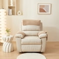 thumbnail image 4 of Lambskin Sofa Armrest Cover with Storage Pockets Non-Slip Washable Recliner Protector Beige Gray Camel Dark Gray, 4 of 5