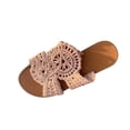 thumbnail image 2 of SMihono Sandals Womens Summer Plus Size Womens Weave Flat Sandals Open Toe Slip On Mule Slides Strap Slipper Slipper On Clearance, 2 of 5