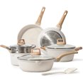 thumbnail image 1 of 7Pcs Pots and Pans Set Nonstick Kitchen Stackable Aluminum Pans, 1 of 5