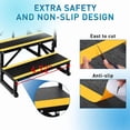 thumbnail image 2 of BeesClover 4 RV Step Stool with Handrail, Portable Pool Ladder with Non-Skid Tapes, Camper Steps for RV, Mobile Home Stairs Travel Trailers, Camper, Ground-Pool for Indoor & Outdoor, 2 of 7