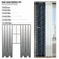 thumbnail image 3 of Your Zone 4 Piece Window Curtains Panel Set, 27.5" x 84" for Kids, Gray Camo, 3 of 7