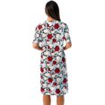 thumbnail image 3 of Robe de Nuit à Manches Courtes pour Femmes, 3 of 3