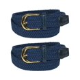 thumbnail image 2 of CTM®  Elastic Braided Stretch Belt (Pack of 2) (Women's), 2 of 3
