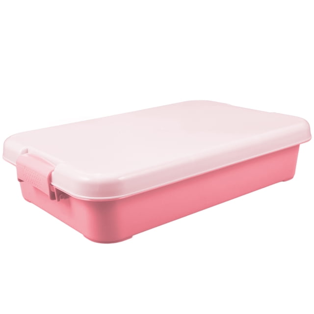 Empty Sandbox Sand Tray with Lid Portable Sandbox Small Toy Storage Box Plastic Sandbox Outdoor Activities Sandbox Plaything Box
