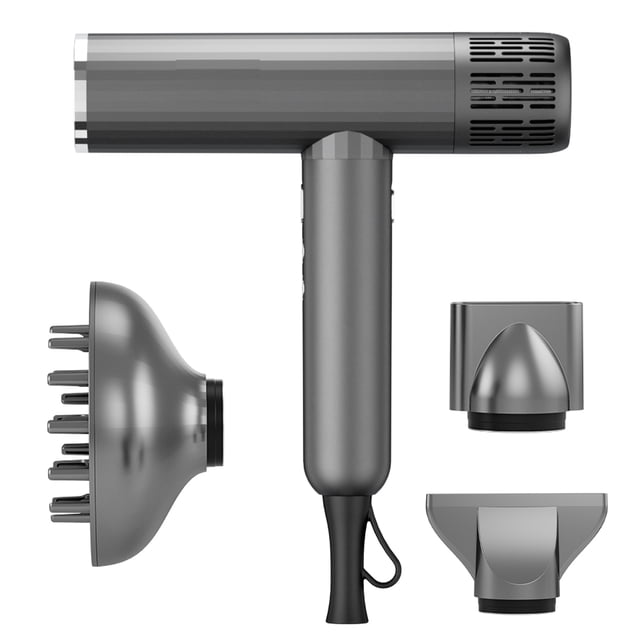 Nicebay Hair Straightener Brush, Negative Ion Hair Straightening Brush with LED Display Screen, Plastic