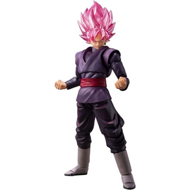 Dragon Ball Super S.H.Figuarts Goku Noir Super Saiyan Rose Figurine de Collection 5,5”