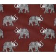 thumbnail image 4 of oneOone Cotton Flex Fabric Elephant Block Print Fabric By Yard 40 Inch Wide, 4 of 4