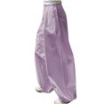 thumbnail image 2 of LSLJS Women's Spring and Solid Color Elastic Waist Cotton Linen Versatile Straight Tube Casual Wide Leg Pants Womens Work Pants, 2 of 6