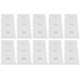 thumbnail image 4 of Plaque de Raccord Plat, 10 Pcs Support de Raccord Plat en Aluminium Plaque de Fixation Droite, Matériel de Fixation, 4 of 8