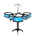 thumbnail image 2 of XZNGL Ensemble de Cinq Tambours pour Enfants, Batterie de Simulation Jazz, Instrument de Percussion, Éducation Précoce, Ensemble de Musique de Tambour de Percussion, 2 of 8