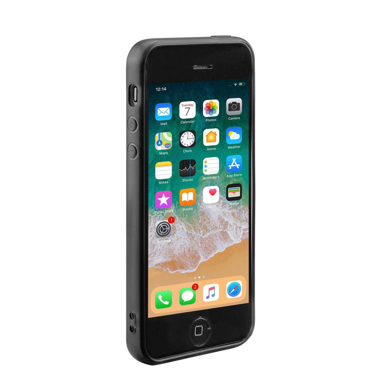 Étui blackweb ™ en verre trempé pour iPhone 5/5s/SE