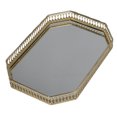 thumbnail image 1 of Plateau Miroir, Style Rétro Taille Compacte Plateau Doré pour Chambre, 1 of 8