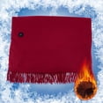 thumbnail image 4 of PRETXORVE USB Heated Blanket Heated Throw Blanket USB Throw Blanket with Zipper Wearable Portable Throw Wrap Washable, 4 of 5