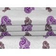 thumbnail image 5 of oneOone Velvet Purple Fabric Block Dress Material Fabric Print Fabric By The Yard 58 Inch Wide, 5 of 5
