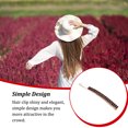 thumbnail image 3 of Bobby Pins Rhinestone Crystal Exquisite Workmanship Sparkling Simple Design Hairpins Barrette Hairstyle OrnamentsWonderful Gift dark red, 3 of 6