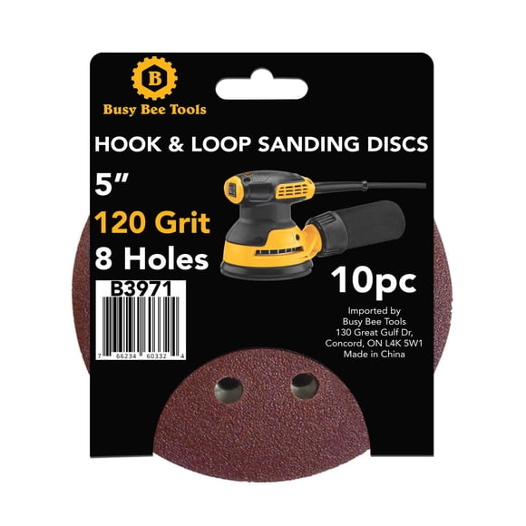 5" SANDING DISC 10PC 120G