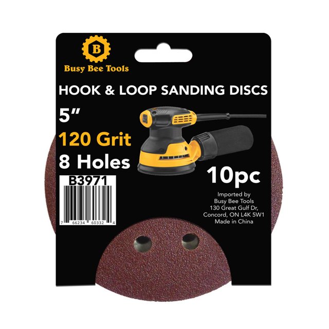 5" SANDING DISC 10PC 120G